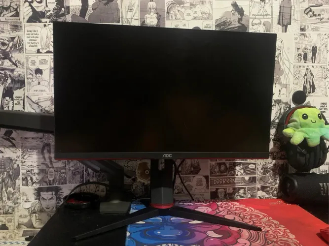 Monitor AOC 24 / 165hz com defeito na tela 