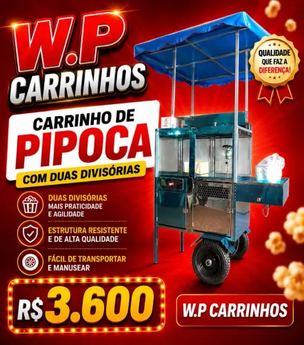 Carrinho de pipoca