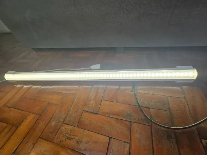 Luminária Linear LED Sobrepor 19W 2000lm 5000K Bivolt Branca - Nova