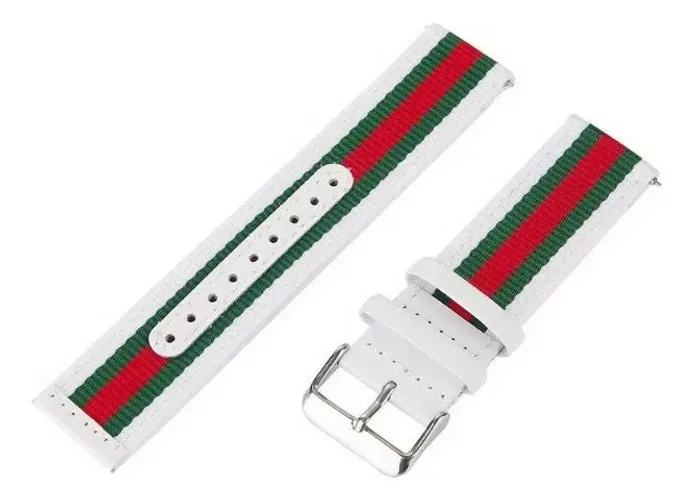 pulseira ltimports couro nylon, nova