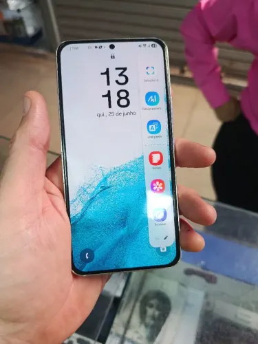 Celular Samsung s22 256 gigas 8 de ram zerado com ota caixa 