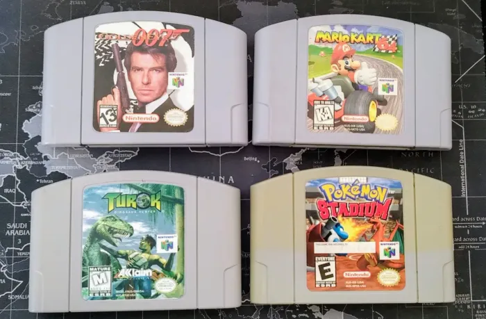 Cartuchos de Nintendo 64