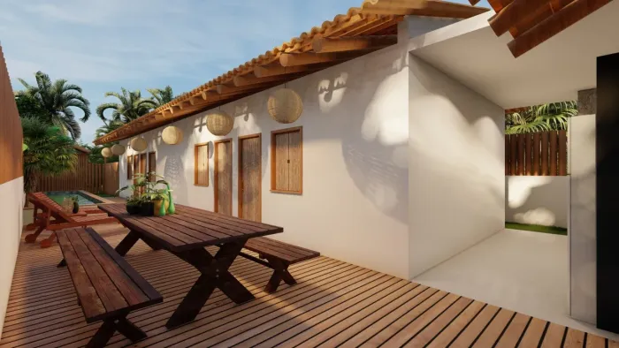 Casa na Planta - Condomínio Village Trancoso Pau Brasil