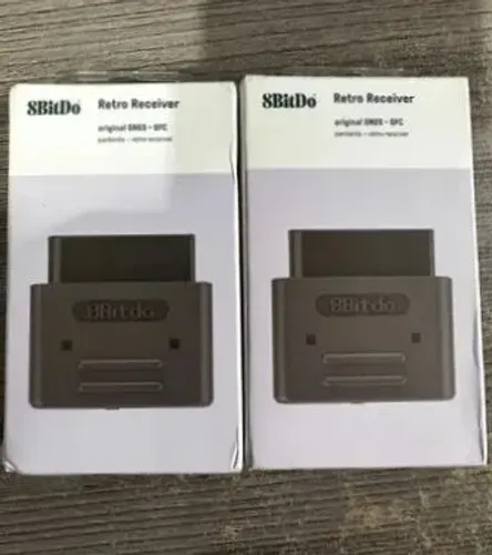 RECEPTOR 8BITDO SNES SUPER FAMICOM SUPER NINTENDO JOGA COM CONTROLE SEM FIO NO SEU CONSOLE
