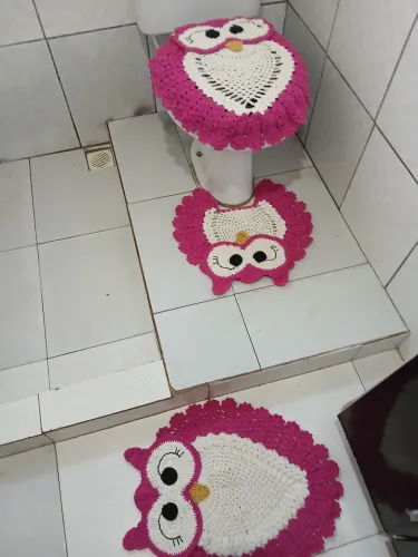 Jogo de Crochê banheiro
