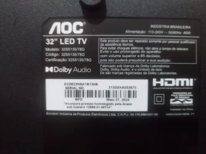 Vendo plaka tv smartv 