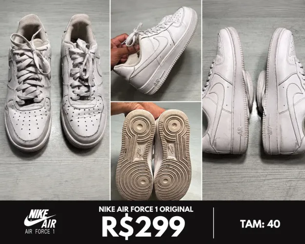 Nike Air Force Original - TAM-40 R$299
