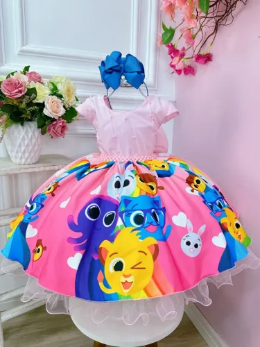 Vestido infantil bolofofo