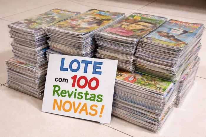 Lote de Revistas Novas - Ideal para Trabalhos Escolares, Artesanato e Criadores de Pássaro