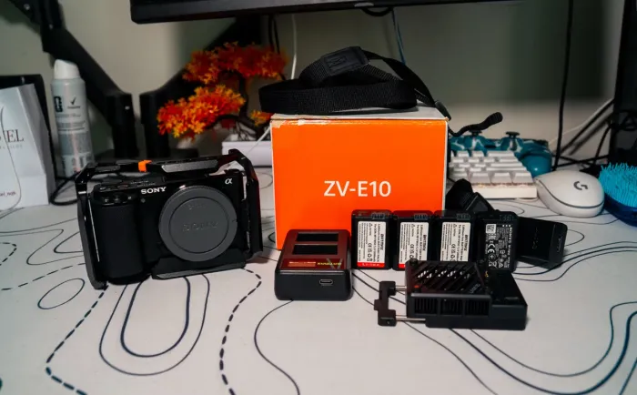SONY ZVE10 + ACESSÓRIOS