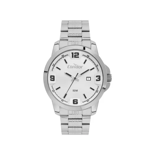 Relógio Condor Masculino Drive Prata - Co2115ndp/k4k Prata Branco