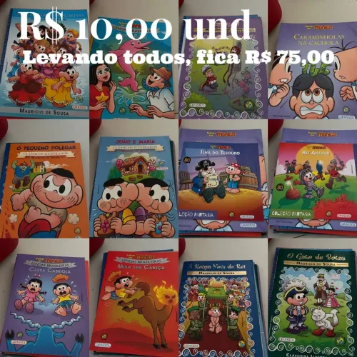 Livros usados paradidáticos
