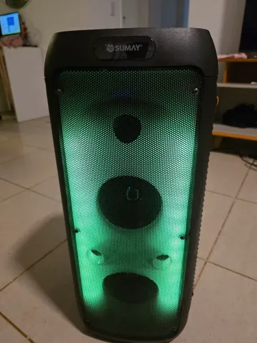 Caixa de som Bluetooth/USB 500W