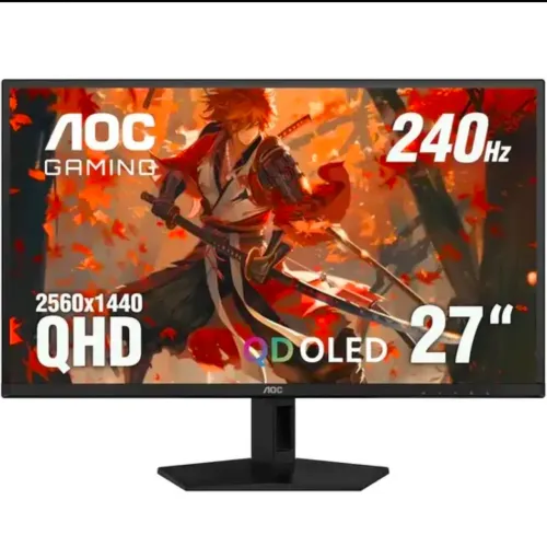 Monitor AOC Q27G41ZDF QD Oled 27" QHD 240 HZ / 0.03 MS - Preto