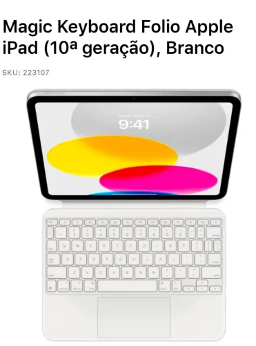 Magic Keyboard Folio Apple iPad (10ª geração), Branco