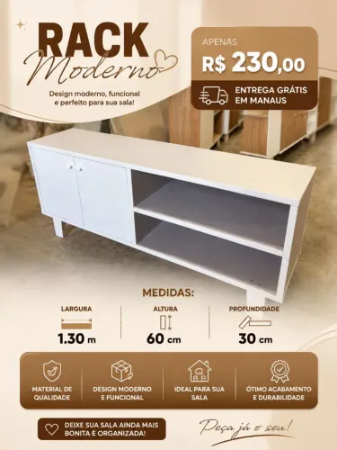 Rack pronta entrega promoção entrega grátis