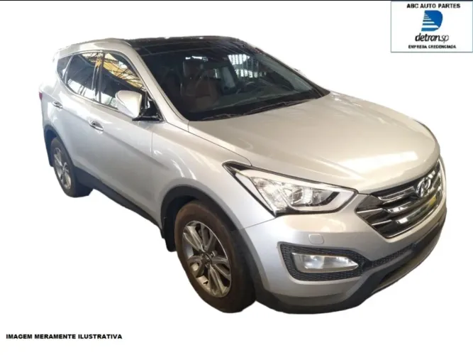 Duto Captação De Ar Motor Hyundai Santa Fé 3.3  2014 A 2016