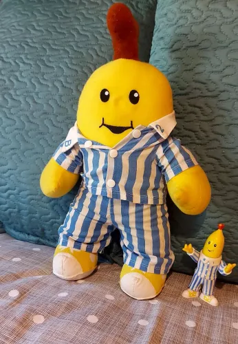 Banana de Pijama (pelucia e miniatura)