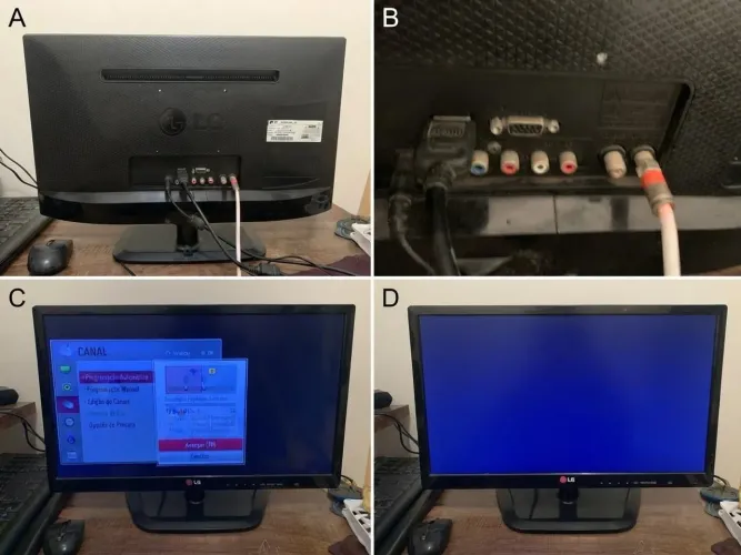 ?TV/Monitor LG 22" (Modelo 22MA33N-P) - Perfeito Estado / Aceito Troca
