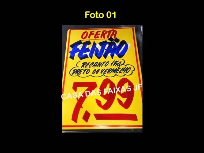 Cartaz de Oferta Amarelo