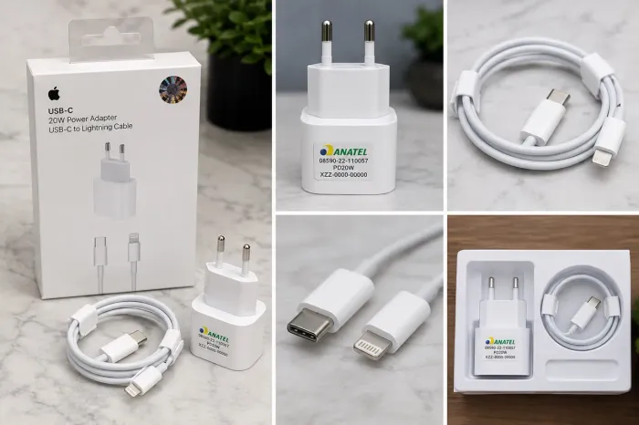 Carregador USB-C 20W + Cabo USB-C