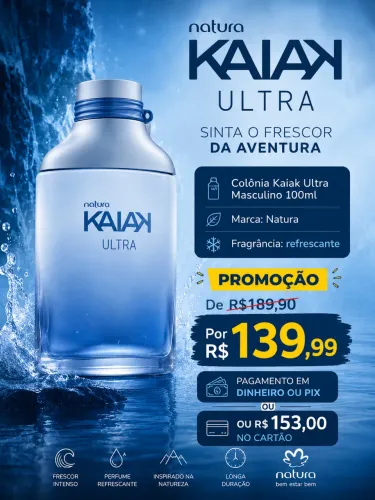 Perfume Kaiak na promoção