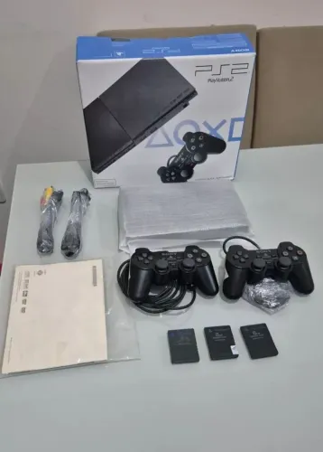 PS2 Slim Sony na Caixa | Estado de Novo | Raridade para Colecionador