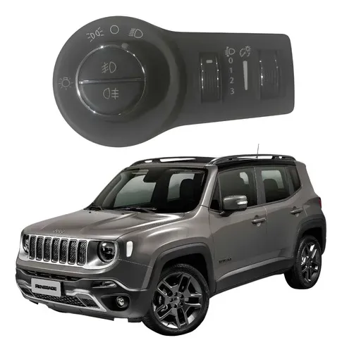Botão Comando Farol Milha Jeep Renegade 2016 A 2021