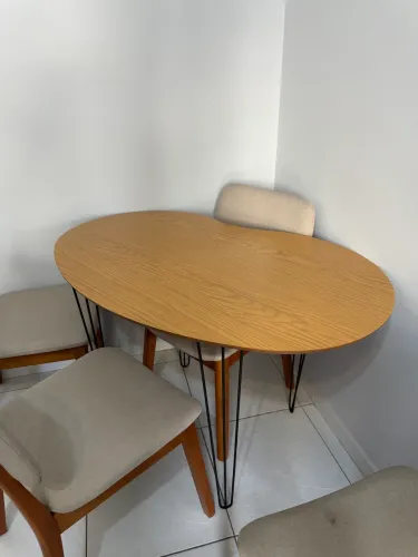 Mesa Jantar Orgânica Grão 1,20 X 0,80m