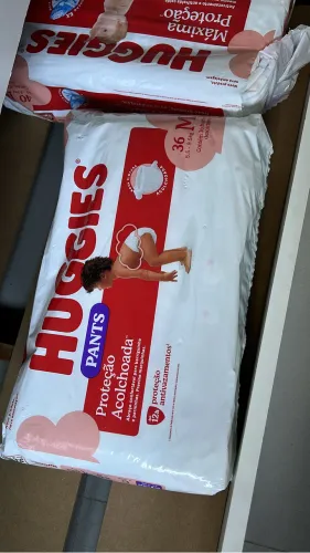 Fralda Huggies M - Troco por G