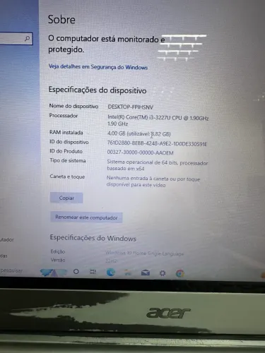 Notebook Acer