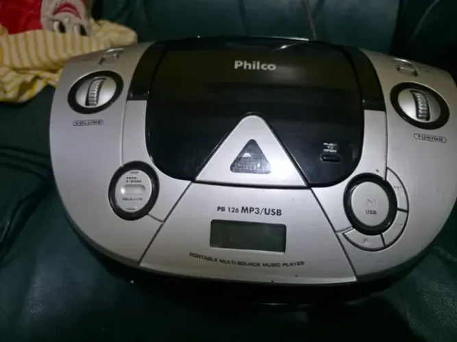 micro toca cd, rádio.pendriver phico