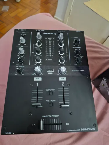 Pioneer DJM-250MK2 PRODUTO SEMINOVO R$ 4.000,00 acessórios originais
