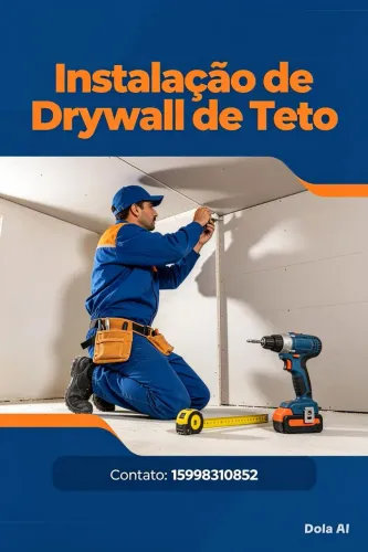 Instalação de drywall 