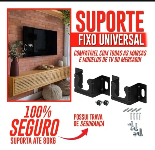 Suporte Universal de Tv. Painel e parede
