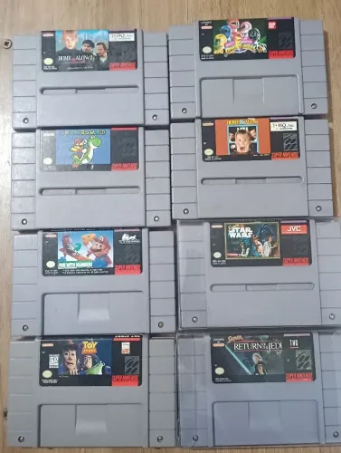 Jogos super Nintendo Nitendo snes Mario Power Rangers toy story 