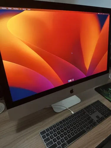 iMac 27 Retina 5K 2020 i7 8-core 128GB RAM AMD 5500 XT Magic Mouse Caixa