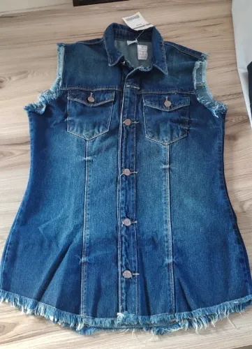 Colete jeans Bivik