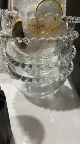 Kit de bowls tijelas marca Wolff Cristal 