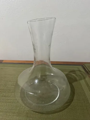 Vidro Recipiente para Vinho - Decanter para vinho reto transparente 