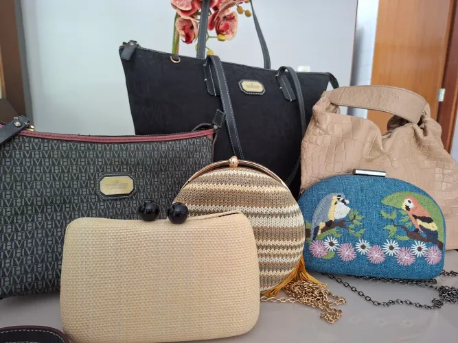 Vendo lote de  lindas bolsas - imperdivel