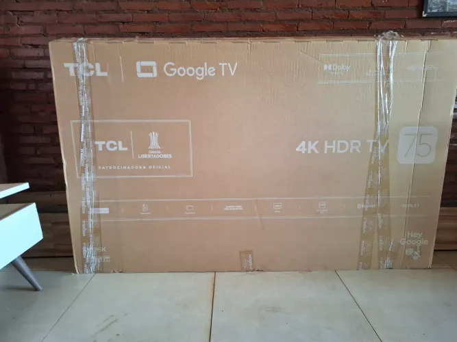 Tv tcl 75 polegadas tela trincada