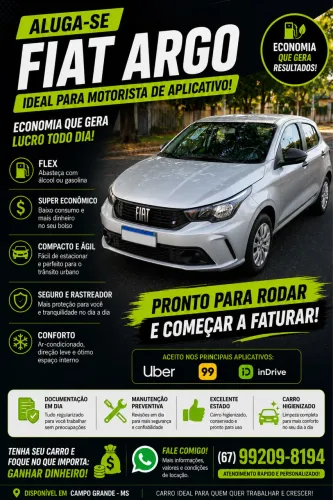 Carros para aplicativo