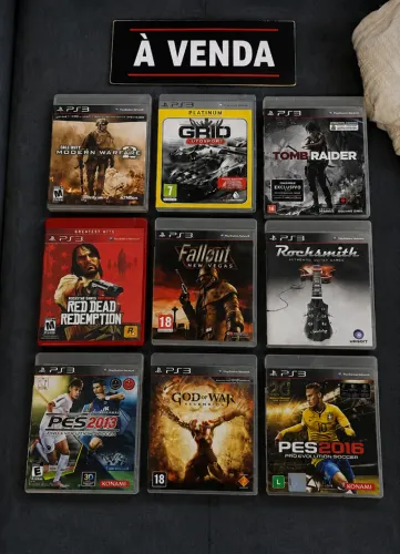 Lote de jogos de ps3