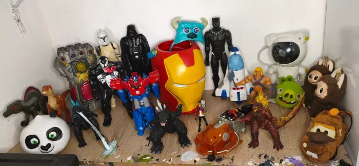 Coleção de heróis - dinossauro - película - ection figura - he-man - Marvel