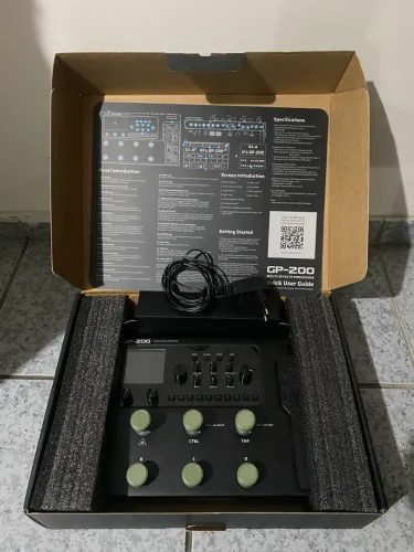 Pedaleira Valeton GP-200 para Guitarra - Excelente estado