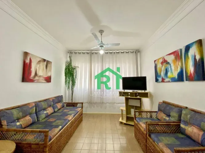 Apartamento Beira Mar, 2 dormitórios, 2 vagas - Pitangueiras - Guarujá/SP