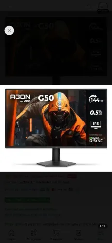 Monitor 27 144hz novo lacrado