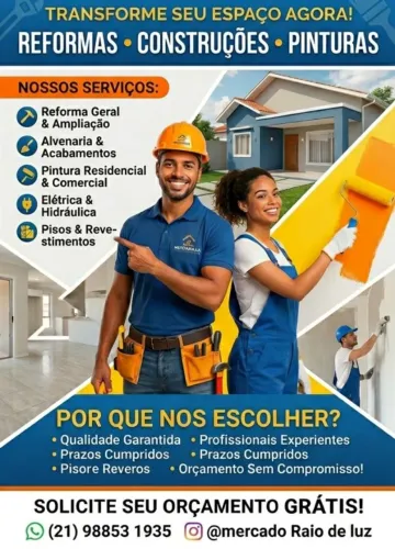 Obras pinturas e reformas