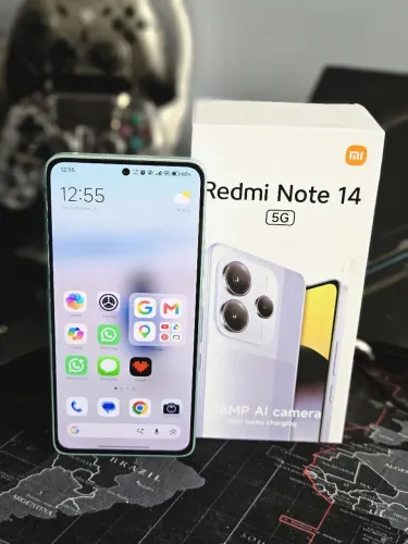 Redmi Note 14 5G 256GB 8GB RAM Verde + Caixa